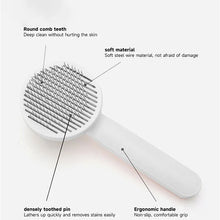 Load image into Gallery viewer, Pet Self Cleaning Cat Brushes, Cat Grooming Brush For Dogs Cats For Long Haired &amp; Short Hair Gently To Remove Loose Undercoat, Mats Tangled