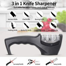 Load image into Gallery viewer, KNIFE SHARPENER Ceramic Tungsten Kitchen Knives Blade Sharpening System Tool USA