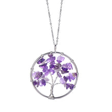 Load image into Gallery viewer, Hand Winding Tree Of Life Pendant Lucky Tree Jewelry