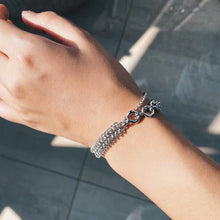 Load image into Gallery viewer, Metal Wind Venom Splicing Bracelet Simple Personality Design Men''s And Women''s Same Bracelet