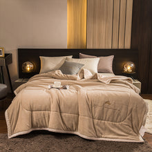 Load image into Gallery viewer, Woolen Raschel Blanket Soft Thickened Thick Warm Elegant Two-tiered Fleece Luxury For Cover Sofa Bed Bedspread Winter