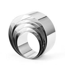 Load image into Gallery viewer, 6 Cm-10cm Stainless Steel Round Mousse Ring Cake Mold Cookie Cutter 5-piece Set