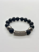 Load image into Gallery viewer, Titanium Rod Silver Bracelet