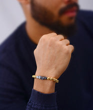 Load image into Gallery viewer, Square Head 925 Gold Bracelet