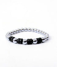 Load image into Gallery viewer, Black Blend 925 Silver Bracelet