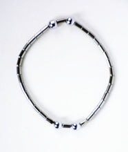 Load image into Gallery viewer, Tiny Silver Steel Bracelet "Posh Series"