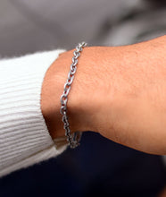 Load image into Gallery viewer, Silver Chain Steel Bracelet