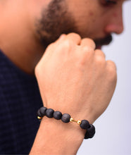 Load image into Gallery viewer, Coffee Matte 925 Bracelet (Gold Touch)