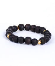 Load image into Gallery viewer, Stoned Matte Gold Touch Bracelet