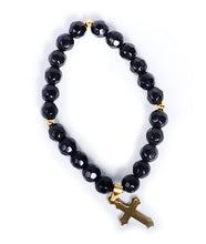 Load image into Gallery viewer, Cross Tassled Bracelet