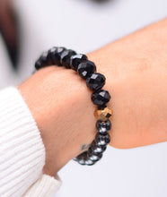 Load image into Gallery viewer, Crystal Hematite Bracelet - Gold