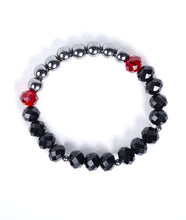 Load image into Gallery viewer, Crystal Hematite Bracelet - Red