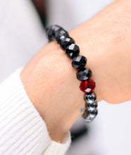 Load image into Gallery viewer, Crystal Hematite Bracelet - Red