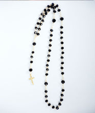 Load image into Gallery viewer, Wire Curl Rosary Style Necklace