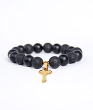 Load image into Gallery viewer, Key Tassle Onyx Blend Bracelet