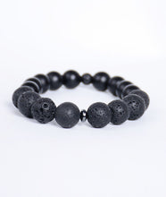 Load image into Gallery viewer, Lava + Onyx Blend Bracelet