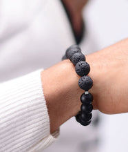 Load image into Gallery viewer, Lava + Onyx Blend Bracelet