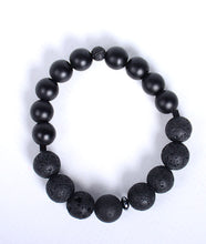 Load image into Gallery viewer, Lava + Onyx Blend Bracelet