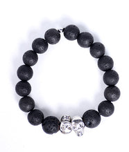 Load image into Gallery viewer, Twin Skull Bracelet