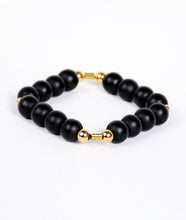 Load image into Gallery viewer, Onyx Matte 925 Gold Blend Bracelet