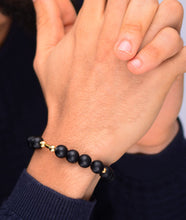Load image into Gallery viewer, Onyx Matte 925 Gold Blend Bracelet