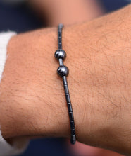 Load image into Gallery viewer, Tiny Grey Steel Bracelet "Posh Series"